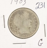 1903 - BARBER HALF DOLLAR - G