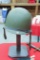 WW II Helmet With Liner and Stand