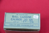 1 Box of 50, Lake City Ammo 30 M1 Carbine