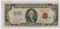 SERIES OF 1966 $100 - US NOTE - RED SEAL