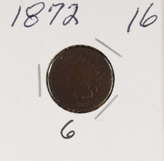 1872 - INDIAN HEAD CENT - G
