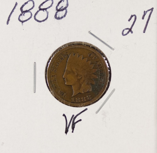 1888 - INDIAN HEAD CENT - VF