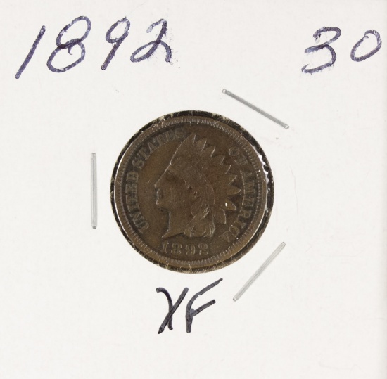 1892 - INDIAN HEAD CENT - XF
