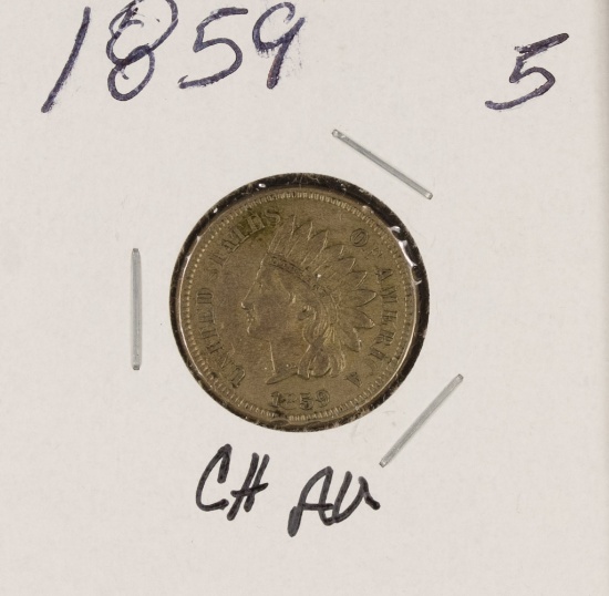 1859CN - INDIAN HEAD CENT - AU