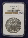 2010 - NGC MS 69 SILVER EAGLE