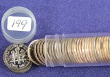 1 - ROLL MIXED DATES PROOF ROOSEVELT DIMES