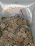 LOT OF 500 - WHEAT EAR LINCOLN CENTS
