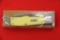 Case #3265SS, 2 Blade Pocket Knife, Yellow