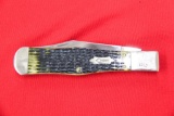 Case #61050SS, Single Blade Pocket Knife, Green