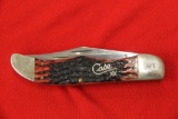 Case #6265SS, 2 Blade Pocket Knife, Red Bone