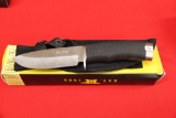 Buck Sheath Knife, Black Handles, with Nylon