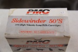 1 Box of 500, PMC Sidewinder 50's 22 LR