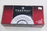 1 Box of 50, Federal 9 mm Luger 115 gr FMJ RN
