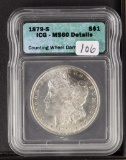 1879-S ICG MS60 - DETAILS - MORGAN DOLLAR