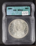 1881 -  ICG MS63  - MORGAN DOLLAR