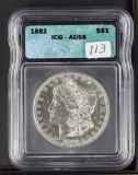 1882 -  ICG AU58  - MORGAN DOLLAR