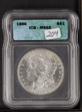 1886 - ICG MS65 - MORGAN DOLLAR