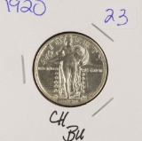 1920 - STANDING LIBERTY QUARTER -CH BU