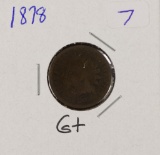 1878 - INDIAN HEAD CENT - G+