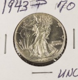 1943 - WALKING LIBERTY HALF DOLLAR - UNC