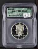 2002-S 1GC PR70 KENNEDY HALF DOLLAR