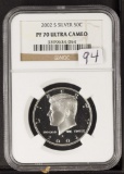 2002-S NGC PR70 KENNEDY HALF DOLLAR