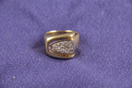 Diamond Pinky Ring