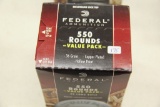 1 Box of 550, Federal, 22 LR 36 gr