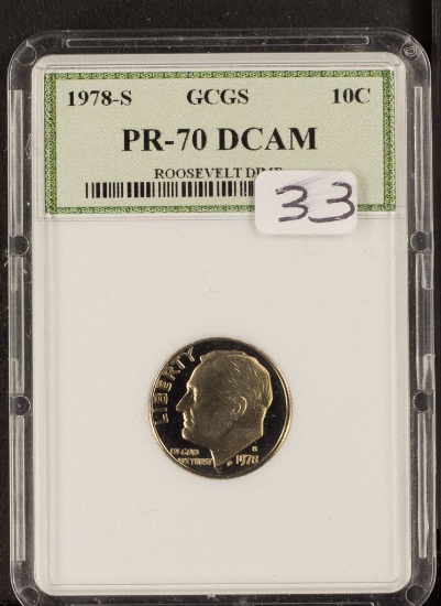 1978-S Proof Cameo Roosevelt Dime