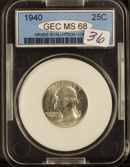 1940 Washington Quarter, UNC