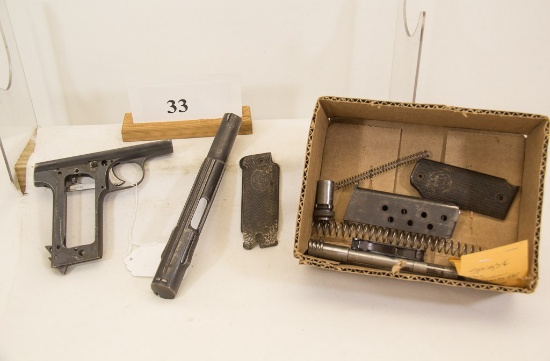Astra, Model 1921, Semi Auto Pistol Parts, 9 mm