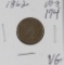 1862 - INDIAN HEAD CENT - VG+