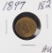 1897 - INDIAN HEAD CENT - AU