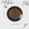 1926-S LINCOLNCENT - F