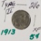 1913 - TYII BUFFALO NICKEL - XF