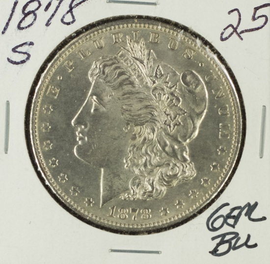 1878-S MORGAN DOLLAR - BU