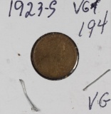 1923-S - LINCOLN CENT - VG