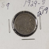 1929-S BUFFALO NICKEL - F