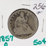 1857-O SEATED LIBERTY HALF DOLLAR - G