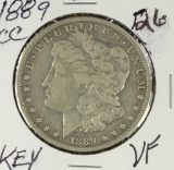 1889-CC MORGAN DOLLAR - VF - KEY