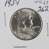 1954 - FRANKLIN HALF DOLLAR - UNC