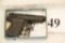 Jennings, Model J22, Semi Auto Pistol, 22 cal,