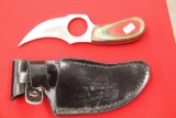 Fixed Blade Knife with Leather Case