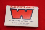 1 Box of 20, Winchester 220 Swift Unprimed