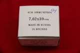 1 Box of 20, TCW 7.62 x 39 mm 122 gr HP