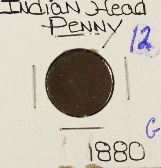 1880 - INDIAN HEAD CENT - G