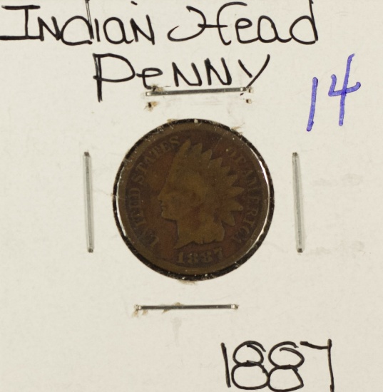 1887 - INDIAN HEAD CENT - G