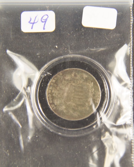 1874 - LIBERTY "V" NICKEL - PORUS- VF