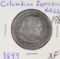 1893 COLUMBIAN EXPO COMMEMORATIVE HALF DOLLAR - XF