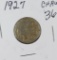 1927 BUFFALO NICKEL - AU